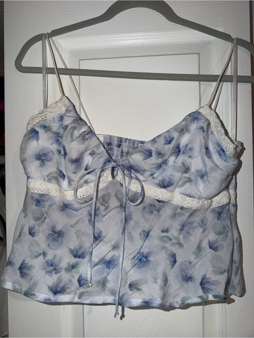 Princess Polly Karta Top White/Blue